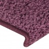 Alfombras de peldaños de escalera 15uds morado oscuro 65x21x4cm 5