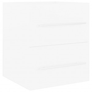 Armário de lavatório 41x38.5x48 cm derivados madeira branco H