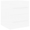 Armario para lavabo madera contrachapada blanco 41x38.5x48 cm 2