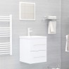 Armario para lavabo madera contrachapada blanco 41x38.5x48 cm 3