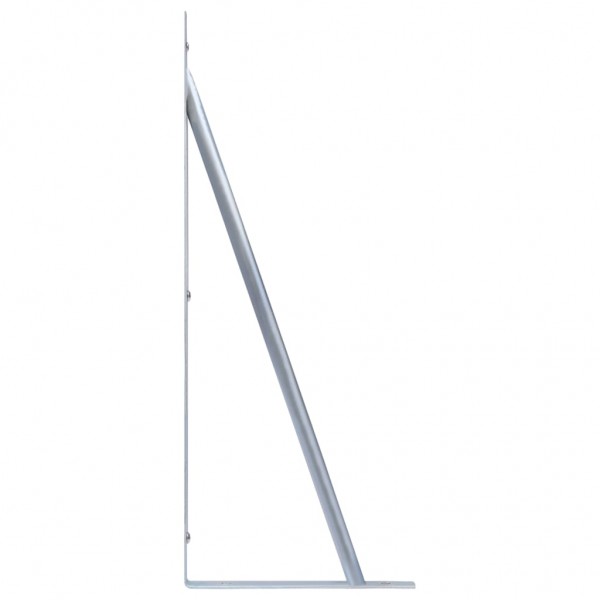 Suportes para postes de vedação 3 pcs aço galvanizado M 5