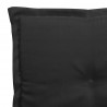Cojines de silla de jardín 4 uds tela Oxford negro 50x50x3 cm 5
