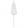 Guarda-sol de praia Hawaii 180 cm branco 3