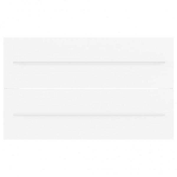 Armario para lavabo madera contrachapada blanco 80x38.5x48 cm M 5