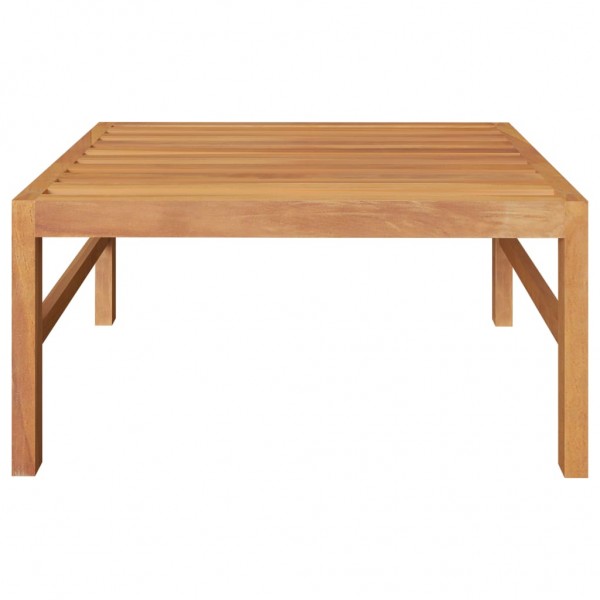 Set de muebles de jardín 2 pzas madera teca cojines gris oscuro M 5