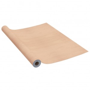 Láminas autoadhesivas para muebles PVC roble claro 500x90 cm H