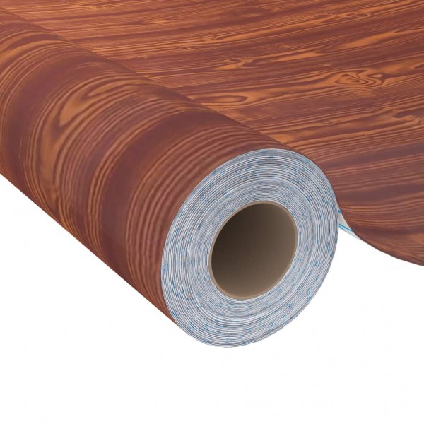Láminas autoadhesivas muebles PVC color acacia 500x90 cm M 4