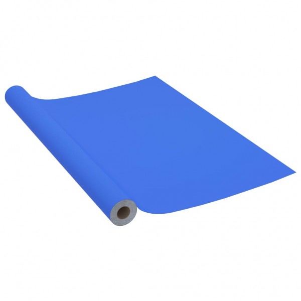 Autocolante para móveis 500x90 cm PVC azul brilhante M 2