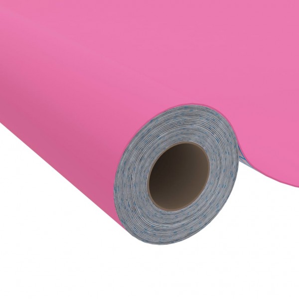 Autocolante para móveis 500x90 cm PVC rosa brilhante M 3