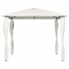 Gazebo 3x3x2.6 m com capas postes 160 g/m² cor creme 3