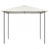 Gazebo 3x3x2.6 m 160 g/m² cor creme 3