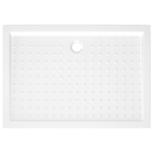 Plato de ducha con puntos ABS blanco 70x100x4 cm M 5