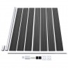 Set de panel de valla WPC gris 526x146 cm 5