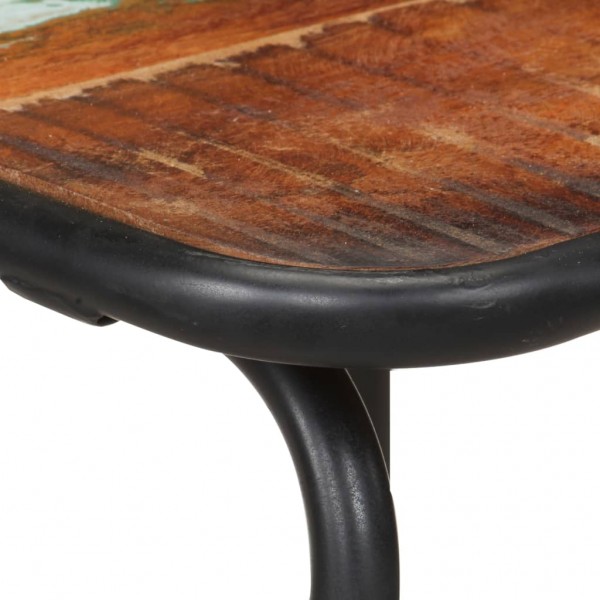 Taburetes de cocina 2 unidades madera maciza reciclada M 5