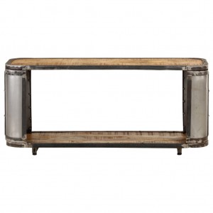 Mueble para la TV madera maciza de mango 90x30x40 cm H
