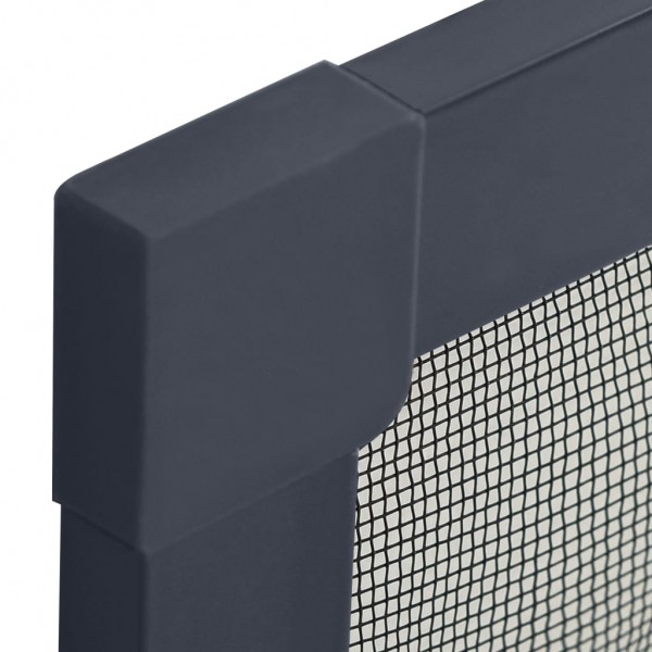 Mosquitera para ventanas gris antracita 100x120 cm M 4