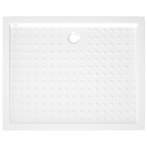 Base de chuveiro com pontos 80x100x4 cm ABS branco M 5