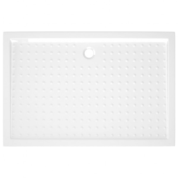 Plato de ducha con puntos ABS blanco 80x120x4 cm M 5