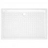Plato de ducha con puntos ABS blanco 80x120x4 cm 5
