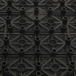 Ladrilhos de relva artificial 22 pcs 30x30 cm verde H