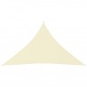 Para-sol est. vela tecido oxford triang. 3.5x3.5x4.9m cor creme 1