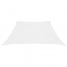 Toldo de vela trapezoidal de tela oxford blanco 3/5x4 m 3