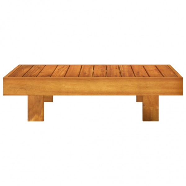 Muebles de jardín 2 pzas cojines madera acacia gris oscuro M 5