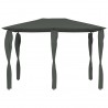 Cenador con cubiertas de postes antracita 3x4x2.6 m 160 g/m² 3
