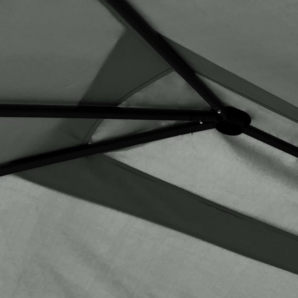 Cenador gris antracita 3x4x2.6 m 160 g/m² M 2