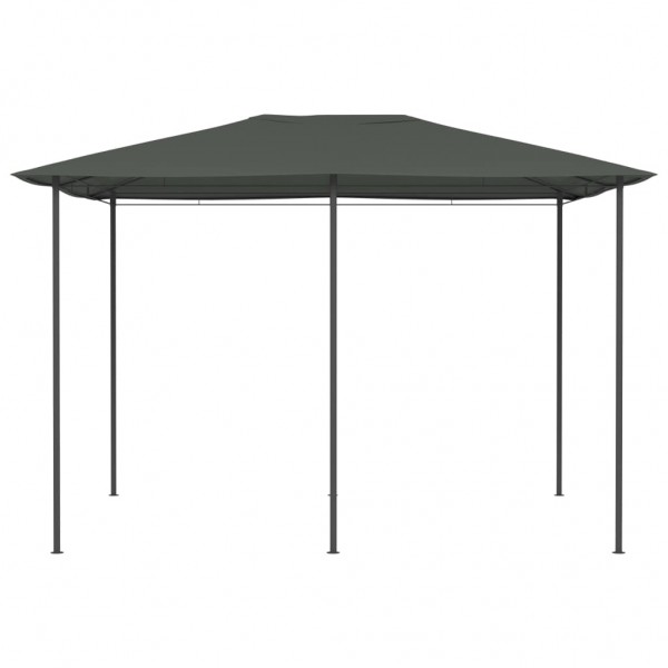 Cenador gris antracita 3x4x2.6 m 160 g/m² M 3