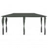 Gazebo 2.98x5.3x2.59 m com capas para postes 160 g/m² antracite 3
