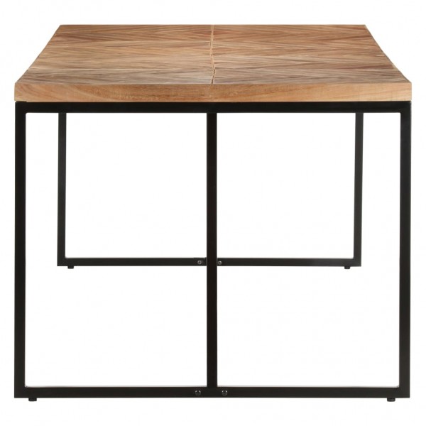 Mesa de jantar 200x90x76 cm madeira acácia maciça e mangueira M 5