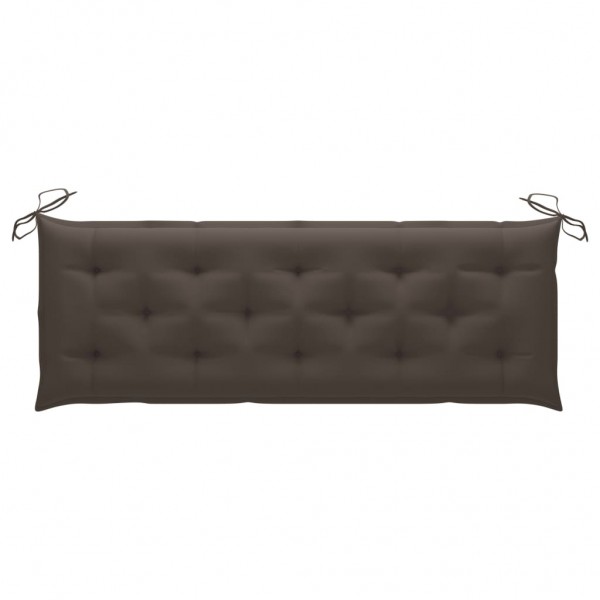 Banco de jardim empilhável c/ almofadão 159 cm teca maciça M 4