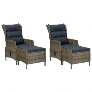 Juego de comedor para jardín 7 piezas marrón H