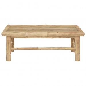 Mesa de jardim 65 x 65 x 30 cm bambu H