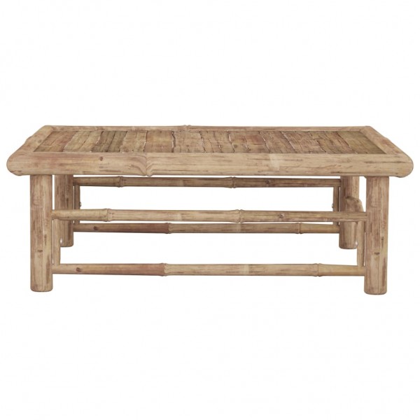 Mesa de jardim 65 x 65 x 30 cm bambu M 3