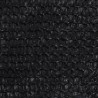 Toldo de vela HDPE negro 160 g/m² 3.5x3.5x4.9 m 2