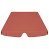 Dosel de repuesto columpio jardín terracota 188/168x110/145 cm 4