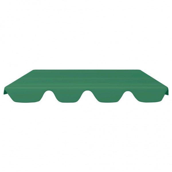 Toldo suplente baloiço jardim 188/168x145/110cm verde M 3