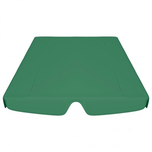 Toldo suplente baloiço jardim 188/168x145/110cm verde M 4