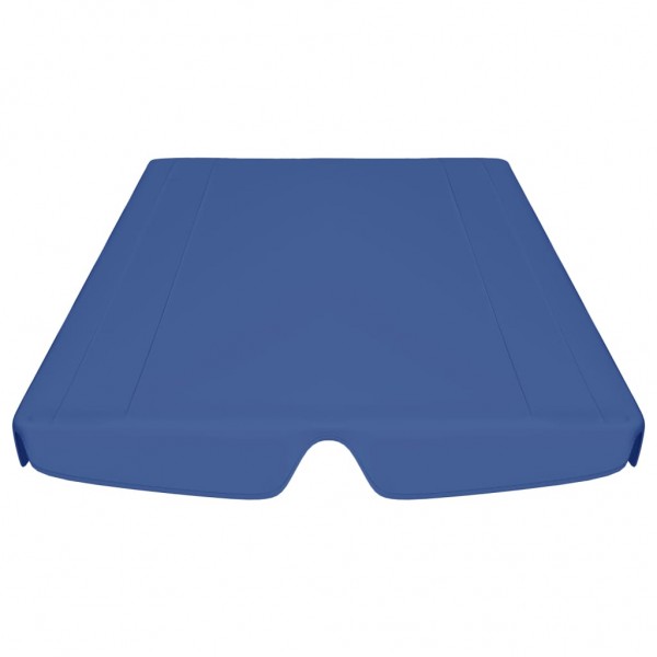 Toldo suplente baloiço jardim 188/168x145/110 cm azul M 4
