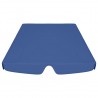 Toldo suplente baloiço jardim 188/168x145/110 cm azul 4