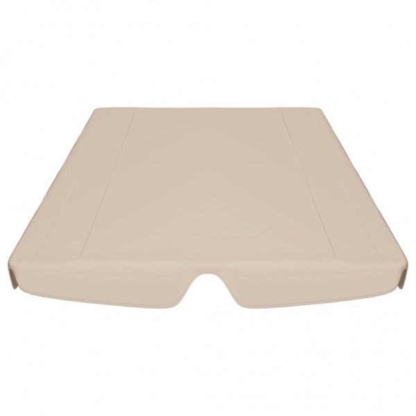 Dosel de repuesto columpio de jardín beige 150/130x70/105 cm M 4