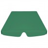 Toldo suplente p/ baloiço de jardim 150/130x105/70 cm verde 4