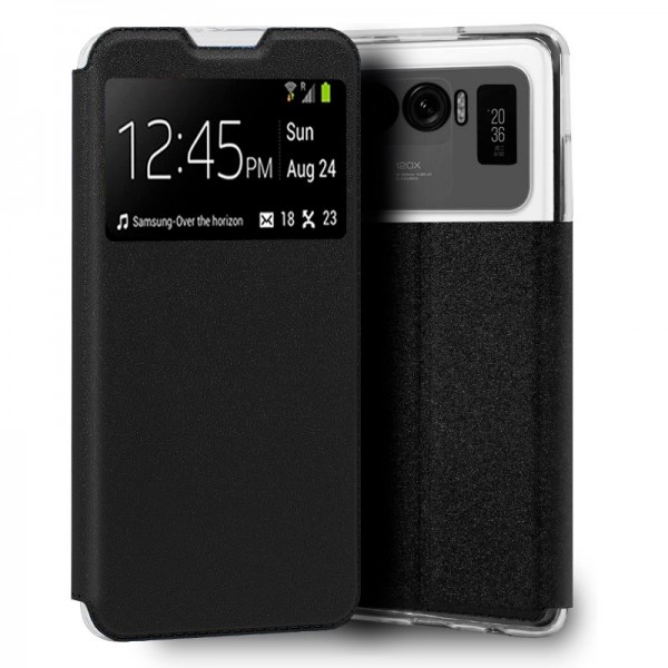 Funda COOL Flip Cover para Xiaomi Mi 11 Ultra Liso Negro D