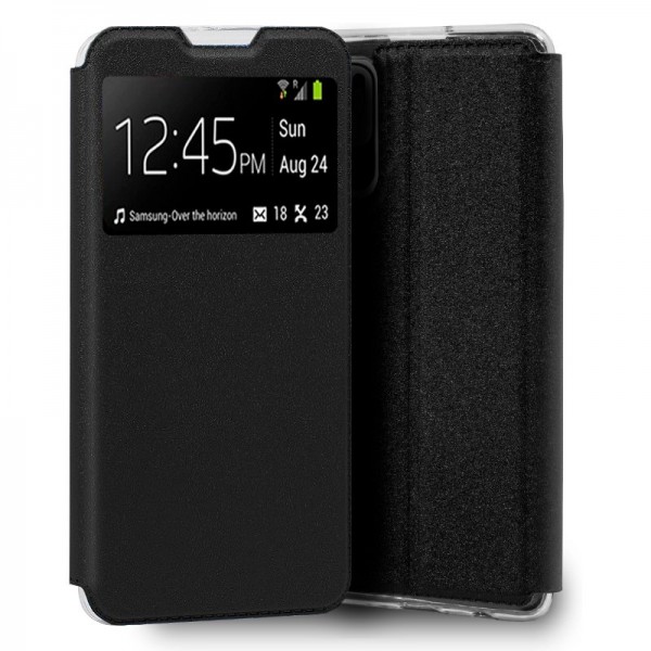 Funda COOL Flip Cover para Xiaomi Redmi Note 10 5G / Pocophone M3 Pro 5G Liso Negro D