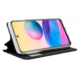 Funda COOL Flip Cover para Xiaomi Redmi Note 10 5G / Pocophone M3 Pro 5G Liso Negro H