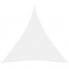 Para-sol vela tecido oxford triangular 3.6x3.6x3.6 m branco 1