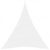 Para-sol estilo vela tecido oxford triangular 3x4x4 m branco 1