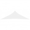 Para-sol estilo vela tecido oxford triangular 5x5x6 m branco 3